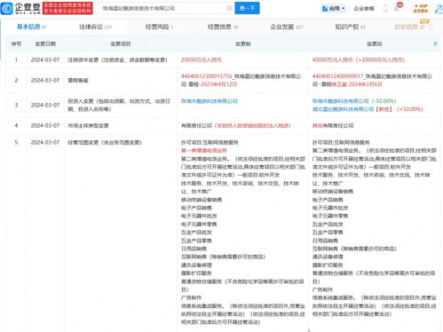 珠海星紀魅族增資至4億元，強化信息系統集成服務能力